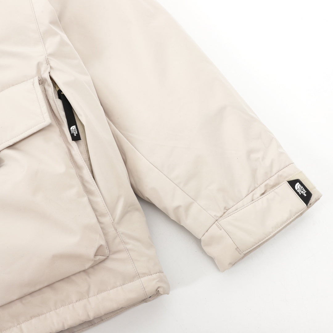The North Face Multi Pocket Series Men Hooded Parka Jacket "Beige"