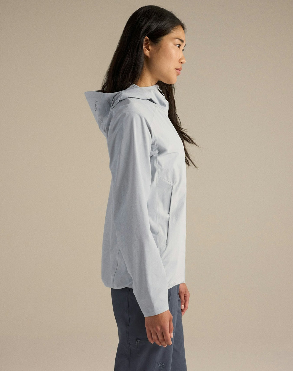Arc'teryx Gamma Lightweight Hoody Women's Light Grey Softshell Windproof Outdoor Jacket