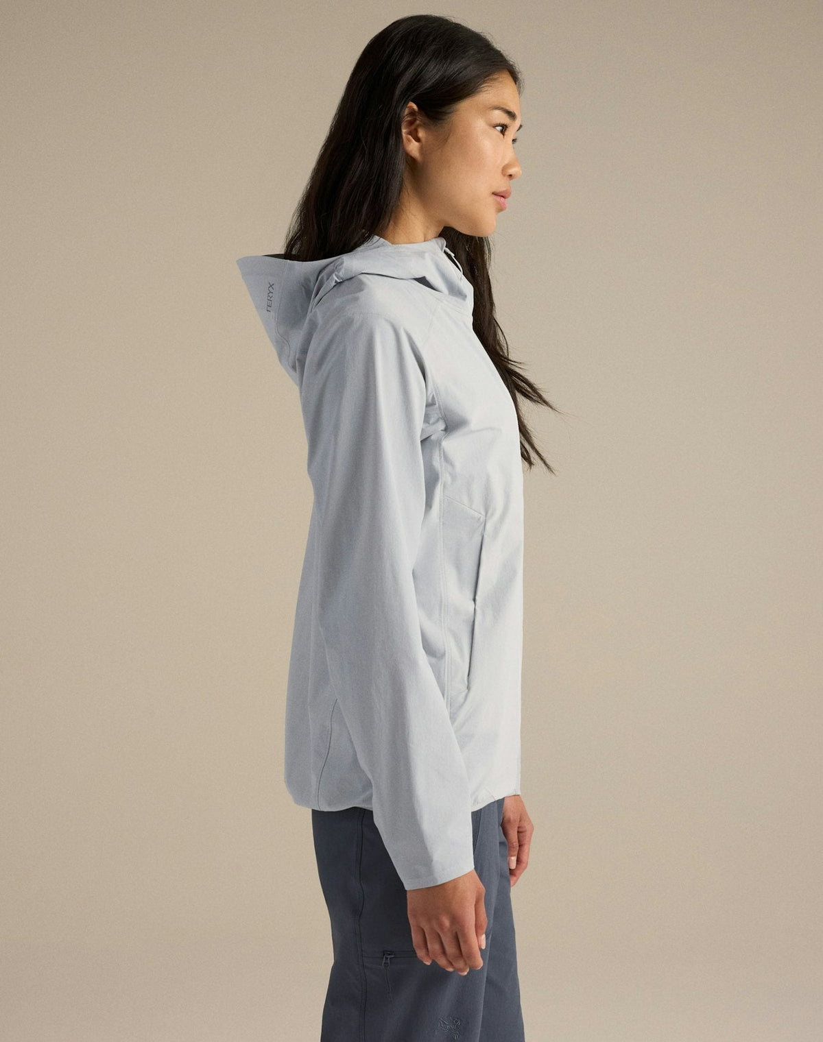 Arc'teryx Gamma Lightweight Hoody Women's Light Grey Softshell Windproof Outdoor Jacket
