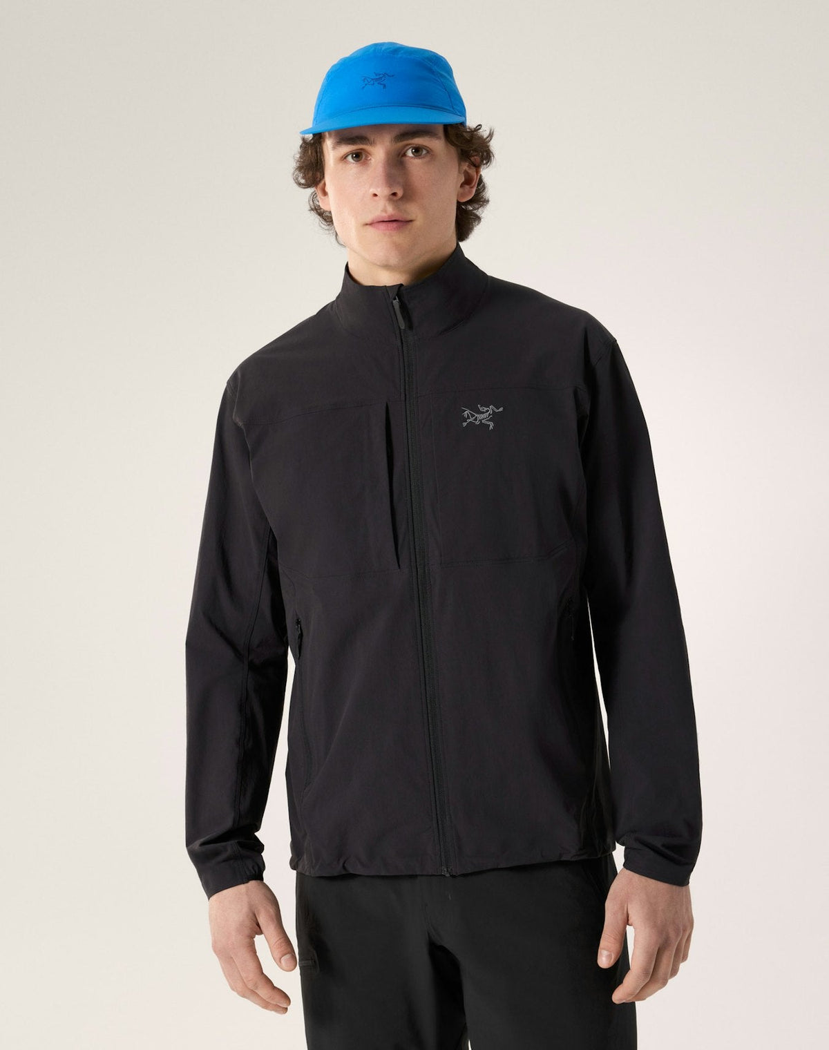 Arc'teryx Gamma Lightweight Jacket Men's Black Softshell Windproof Outdoor Coat