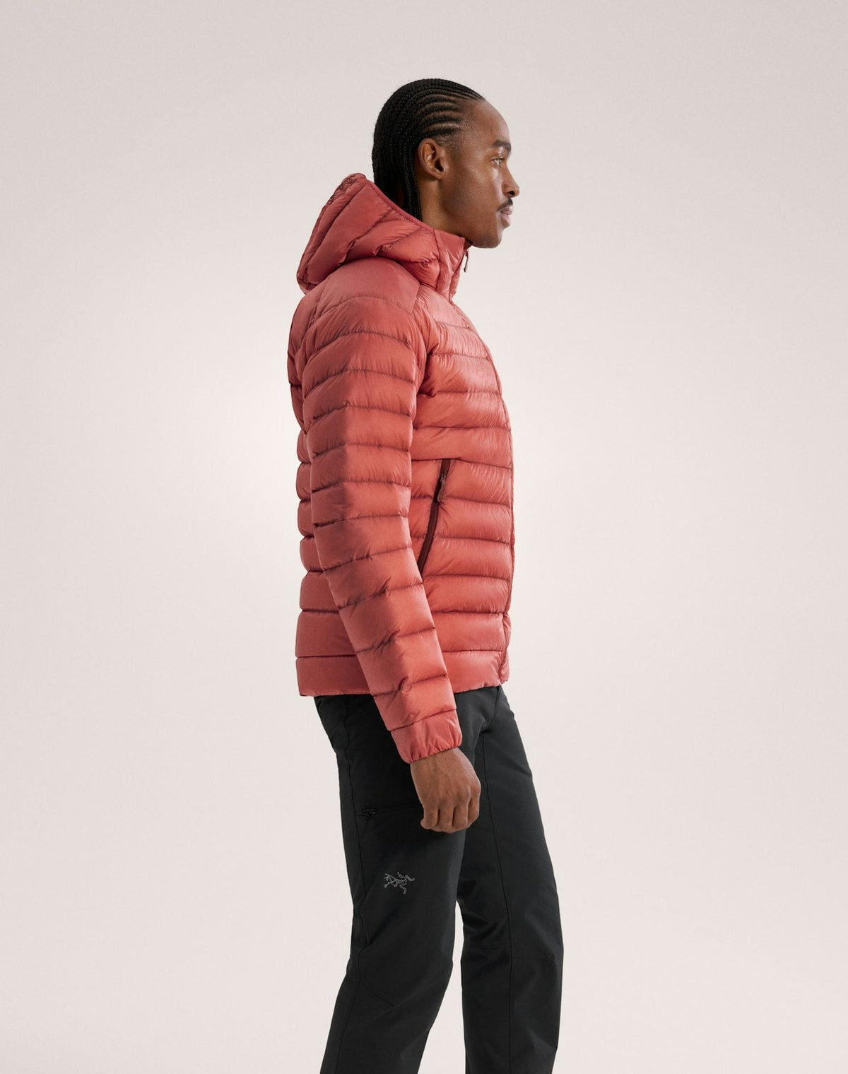 Arc'teryx Cerium Hoody Men's Down Jacket "Stone Red" 850 Fill Power Warm Outdoor Winter Coat