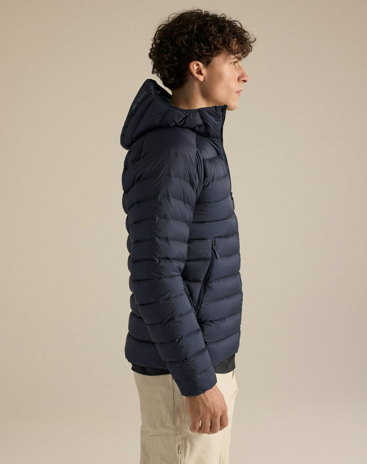 Arc'teryx Cerium Hoody Men's Down Jacket "Black Sapphire" 850 Fill Power Warm Outdoor Winter Coat