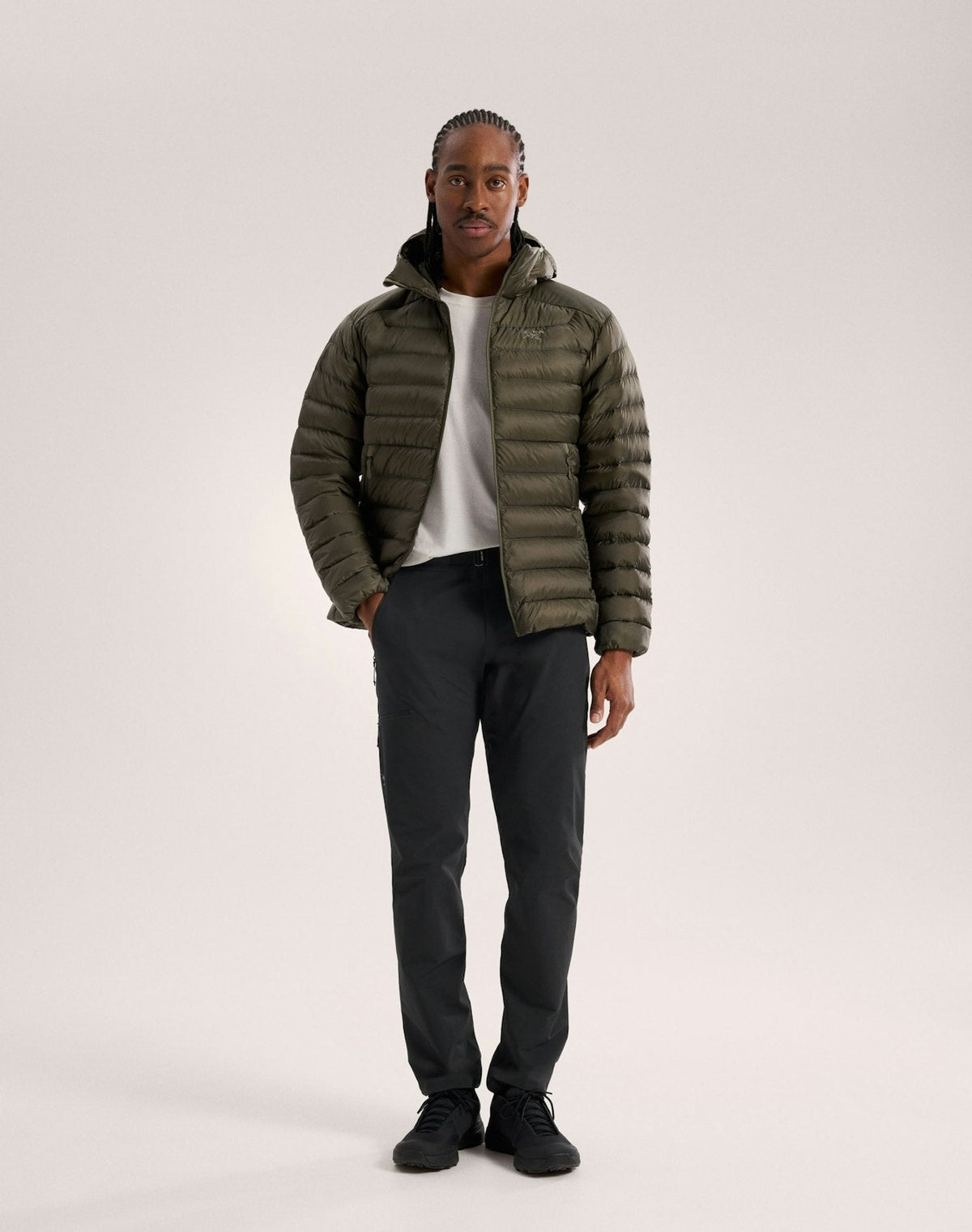 Arc'teryx Cerium Hoody Men's Down Jacket "Tundra" 850 Fill Power Warm Outdoor Winter Coat