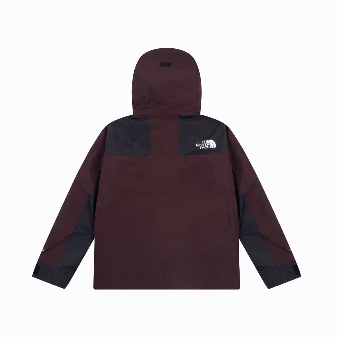 The North Face Mountain Series "Wine Red" Men GORE‑TEX Hooded Waterproof Shell Jacket