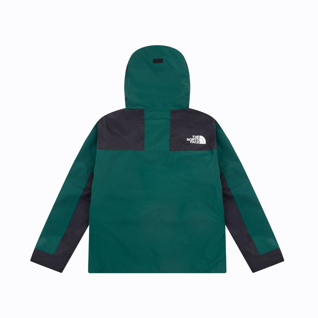 The North Face Mountain Series "Forest Green" Men GORE‑TEX Hooded Waterproof Shell Jacket