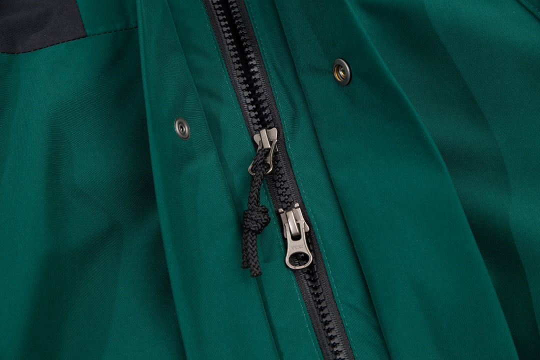 The North Face Mountain Series "Forest Green" Men GORE‑TEX Hooded Waterproof Shell Jacket
