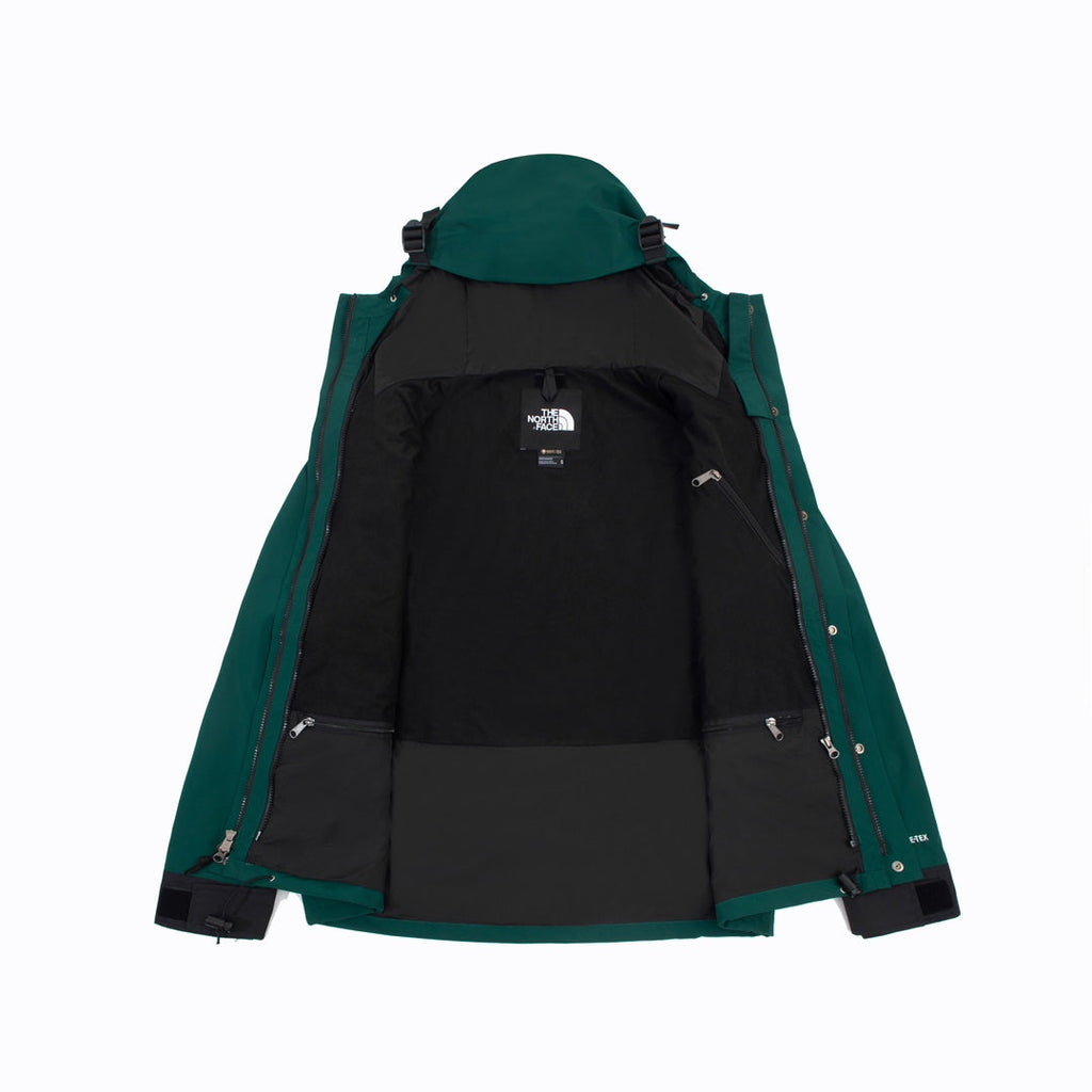 The North Face Mountain Series "Forest Green" Men GORE‑TEX Hooded Waterproof Shell Jacket