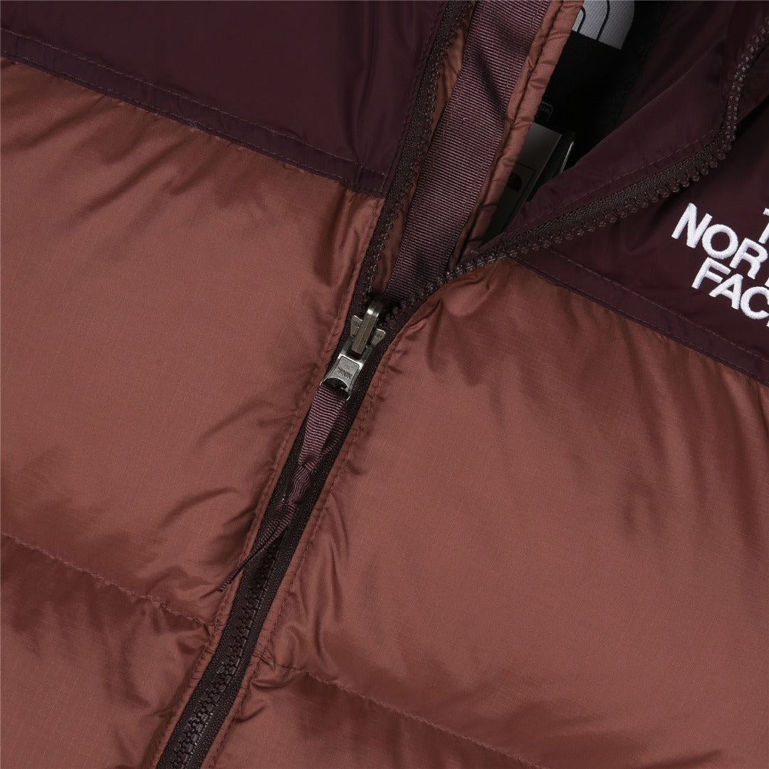 The North Face 1996 Retro Nuptse 700 Fill Puffer Jacket "Rust Brown Color Block"