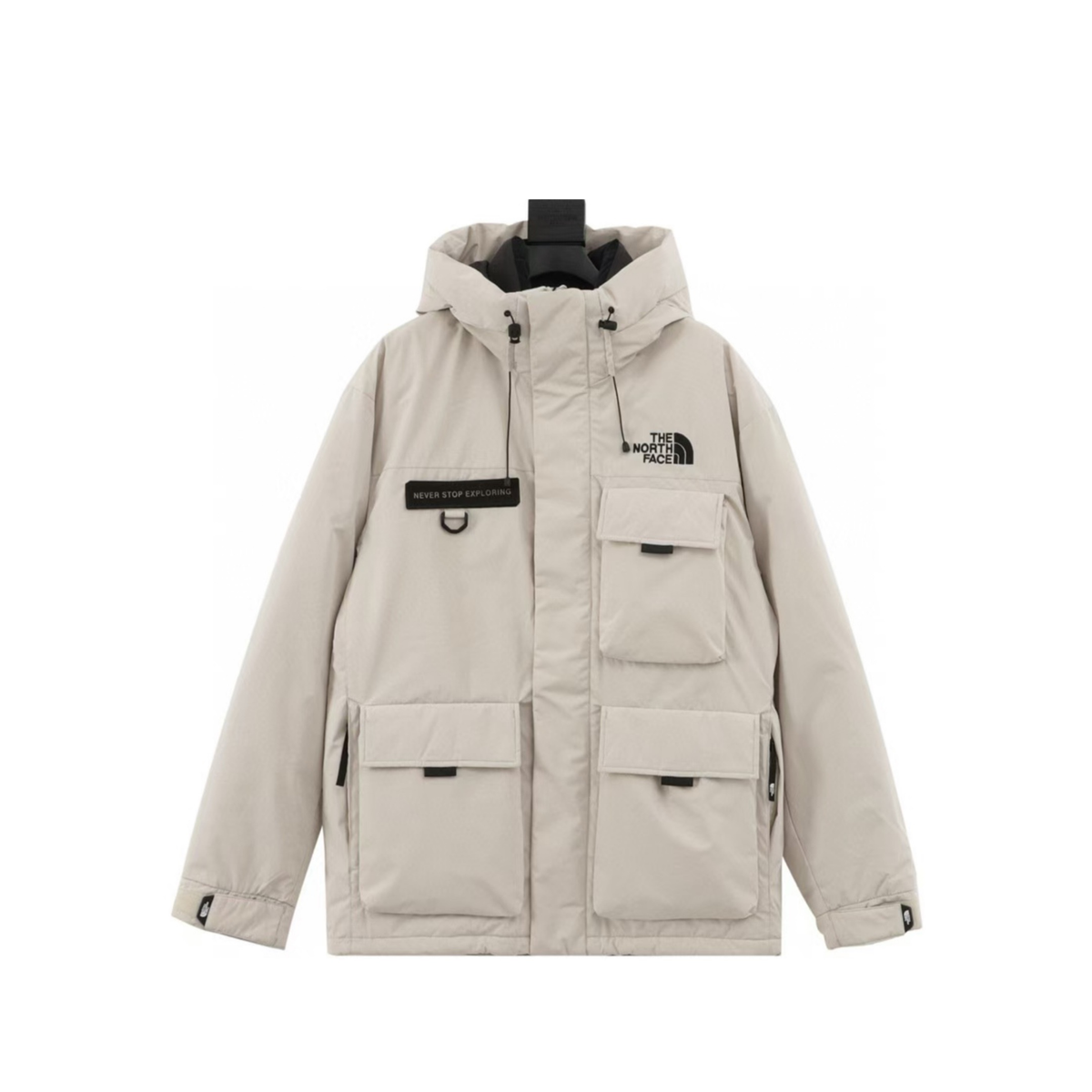 The North Face Multi Pocket Series Men Hooded Parka Jacket "Beige"