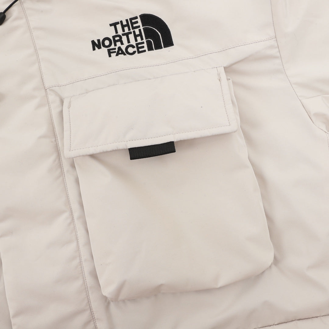 The North Face Multi Pocket Series Men Hooded Parka Jacket "Beige"