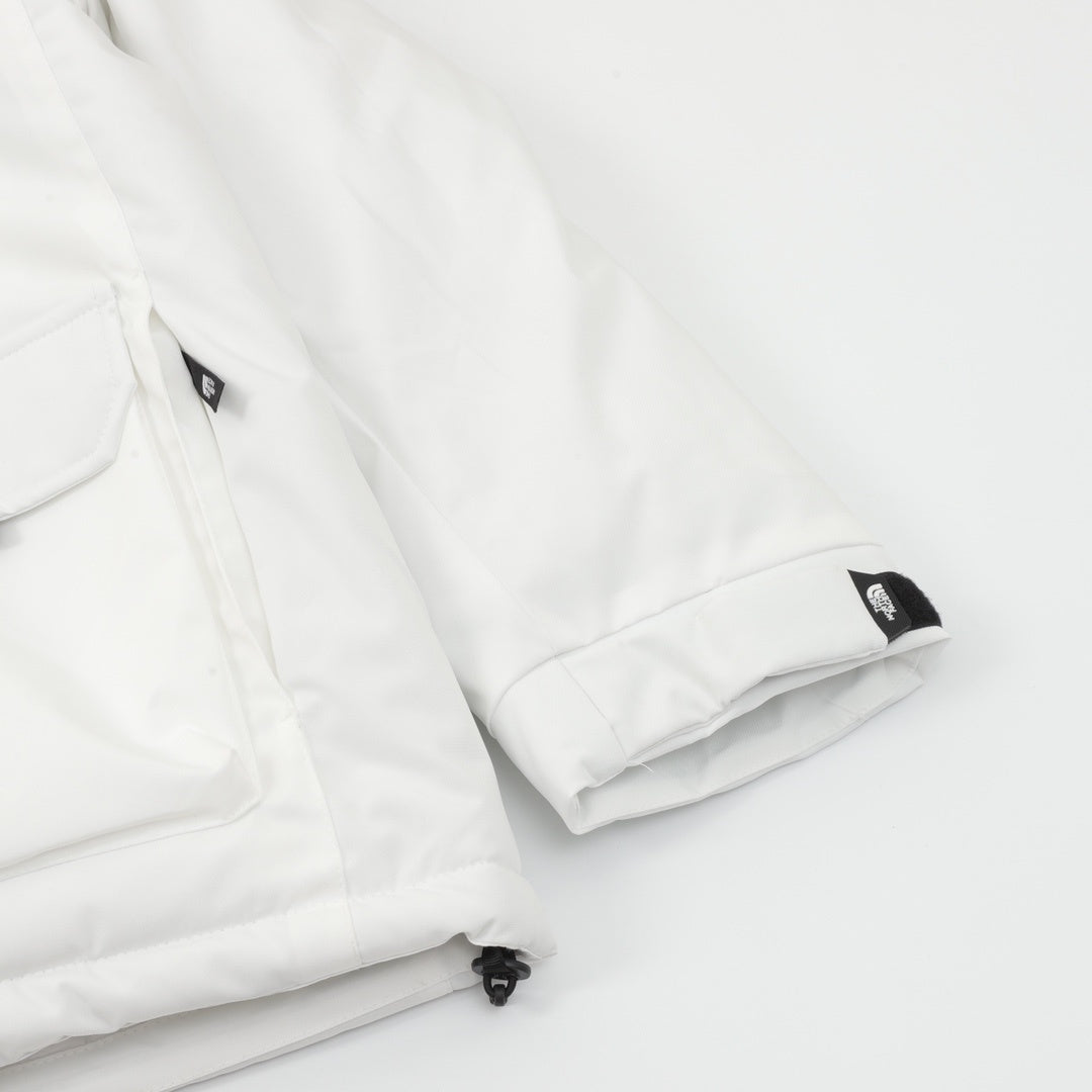The North Face Cargo Pocket Parka Series Men Winter Jacket "White"