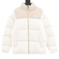 The North Face 1996 Retro Nuptse Series "Cream White" Men Stand Collar Puffer Down Jacket
