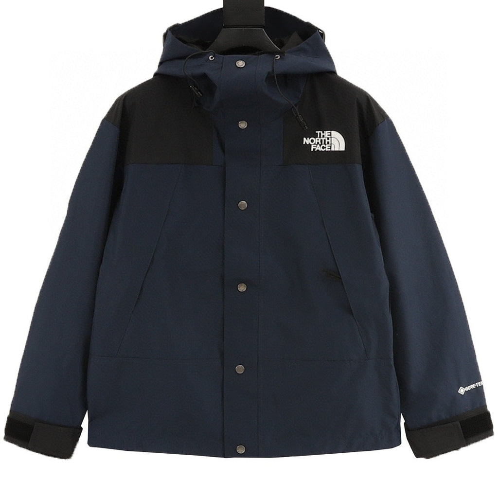 The North Face Mountain Series "Navy Blue Black" Men Gore-Tex Waterproof Hooded Hard Shell Jacket