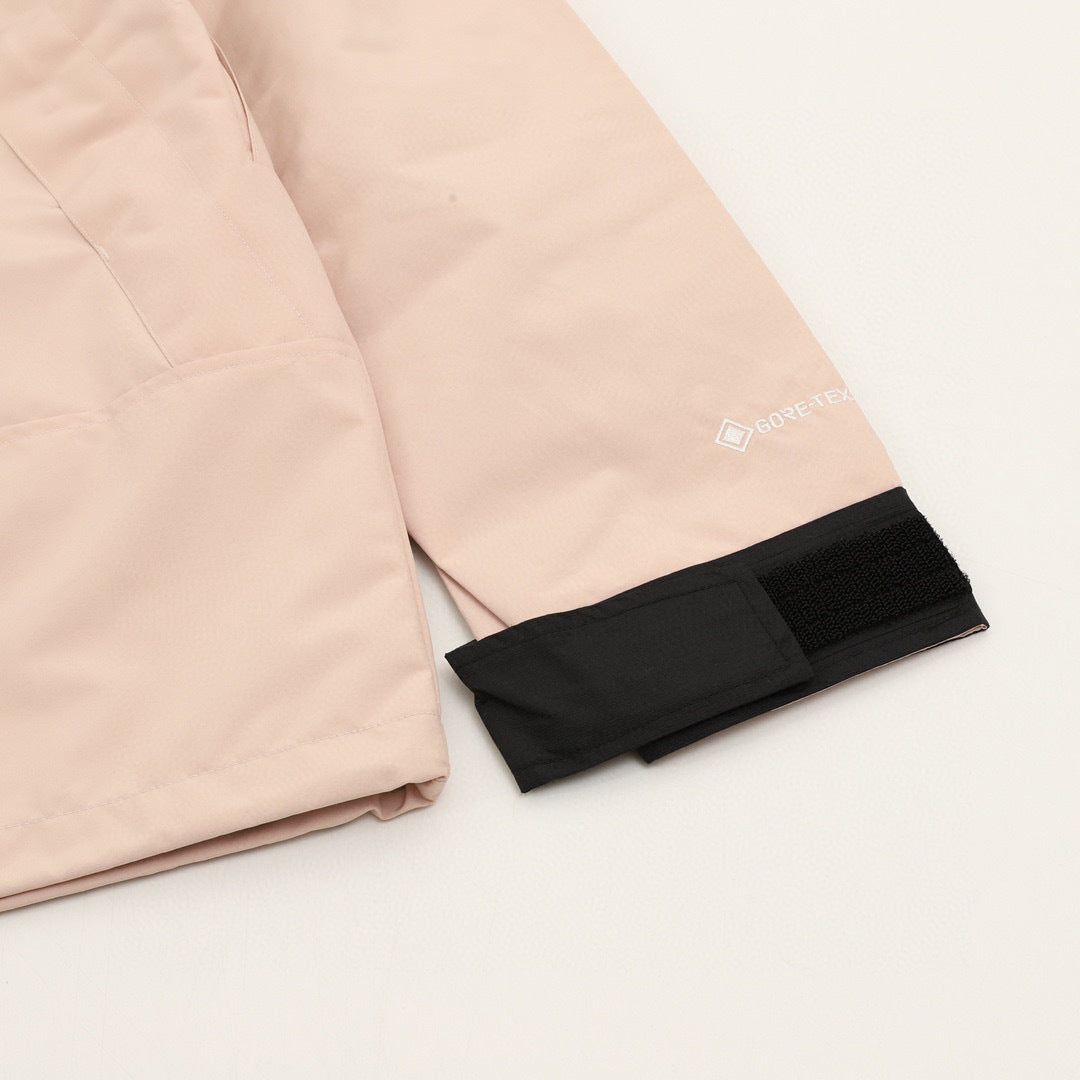 The North Face Mountain Series "Light Pink Black" Men Gore-Tex Waterproof Hooded Hard Shell Jacket