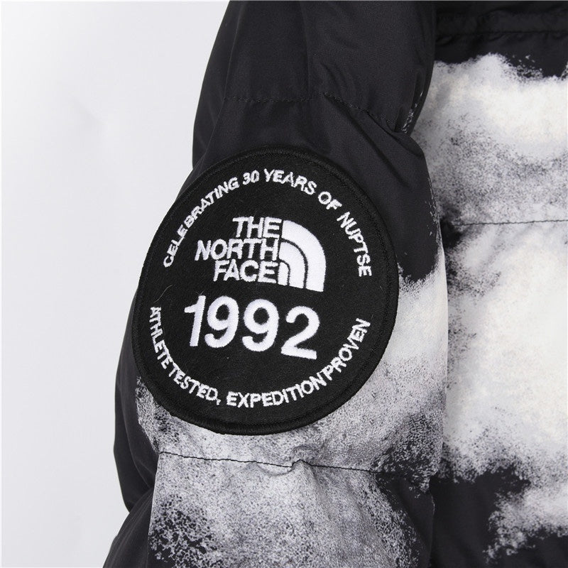 The North Face 1992 Retro Nuptse 700 Fill Puffer Jacket "Black Cloud Print"
