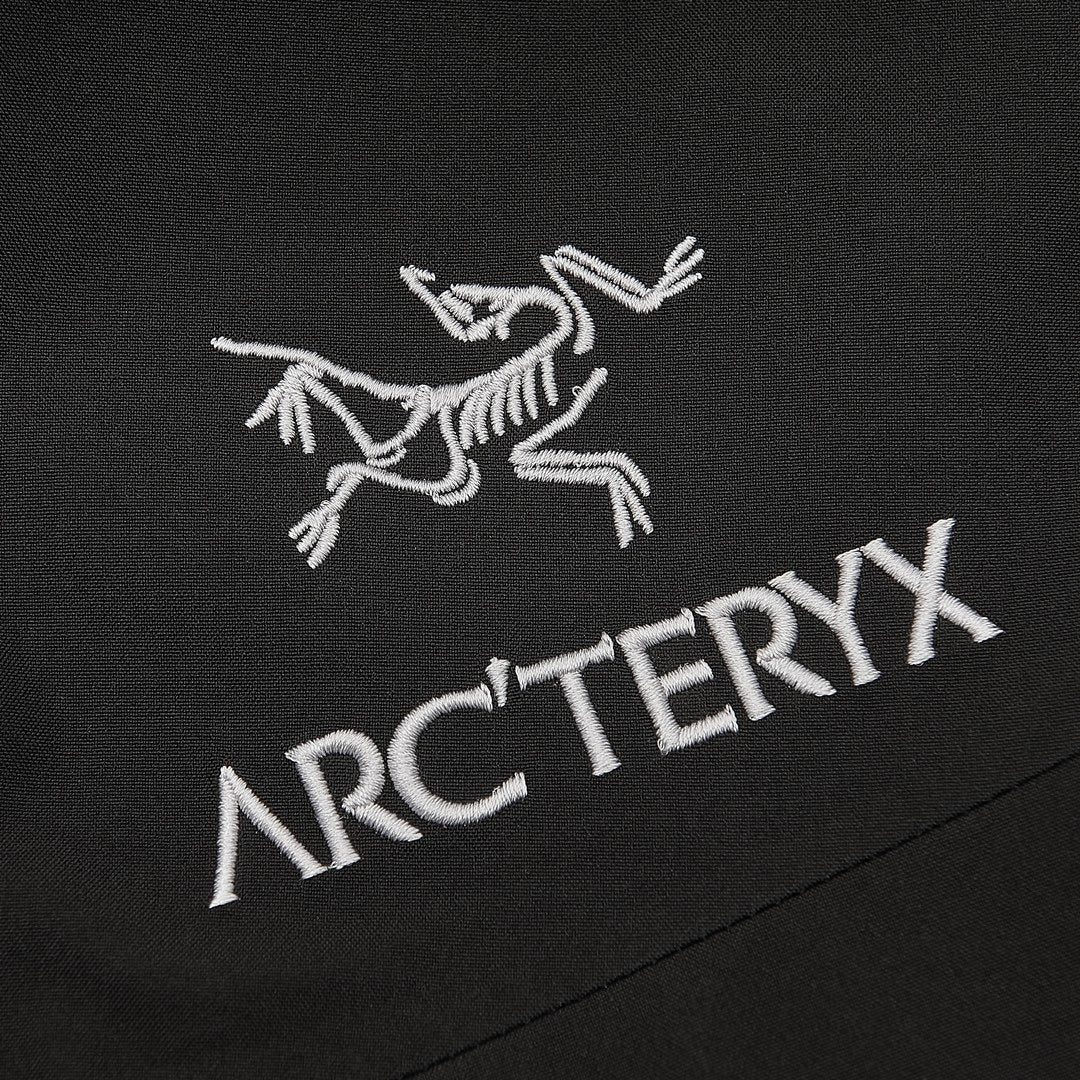 Arc'teryx Alpha SV Series Men's Hooded Waterproof Ski Jacket in "Black"