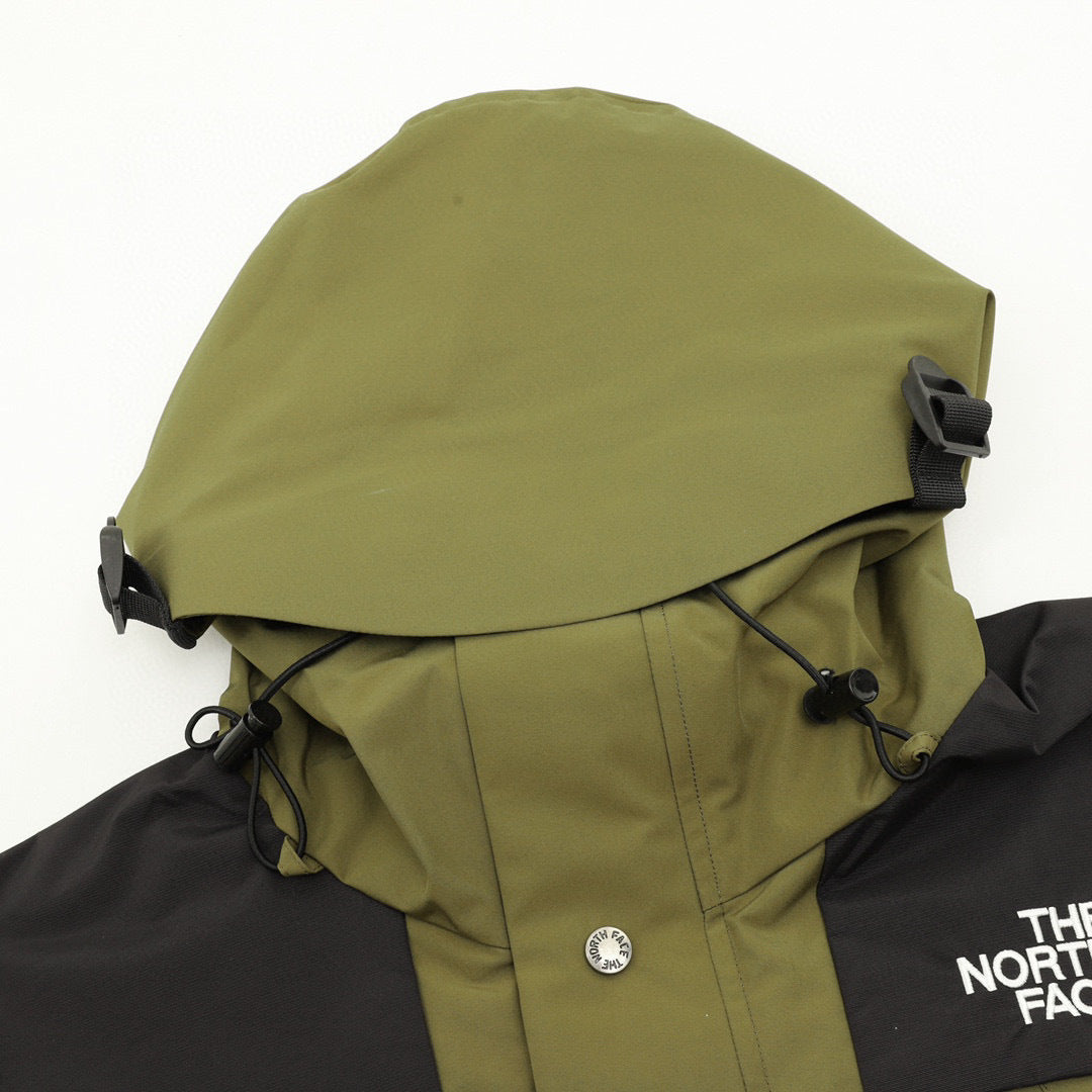 The North Face Mountain Series "Olive Black" Men Gore-Tex Waterproof Hooded Hard Shell Jacket