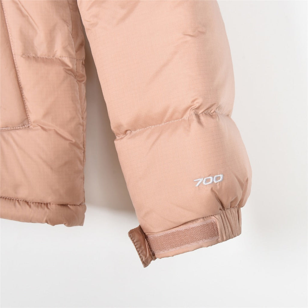 The North Face 1996 Retro Nuptse 700 Fill Puffer Jacket "Light Peach Color Block"