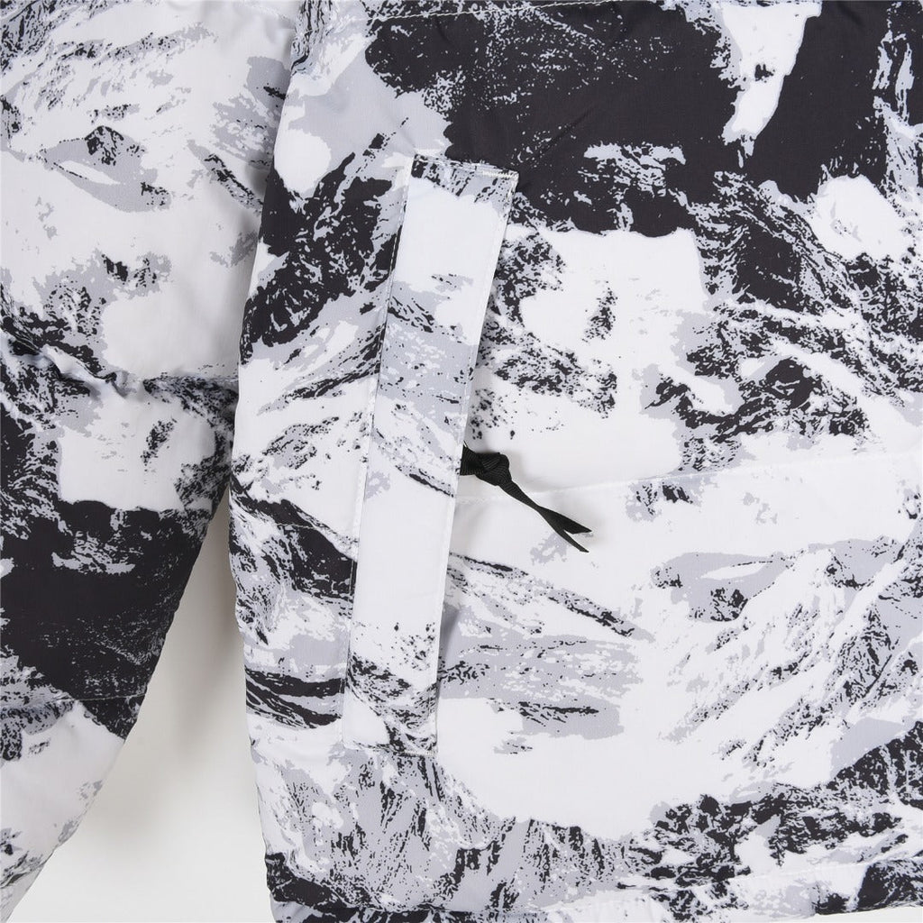 The North Face 1996 Retro Nuptse Series Men Down Jacket "Snow Mountain Print"