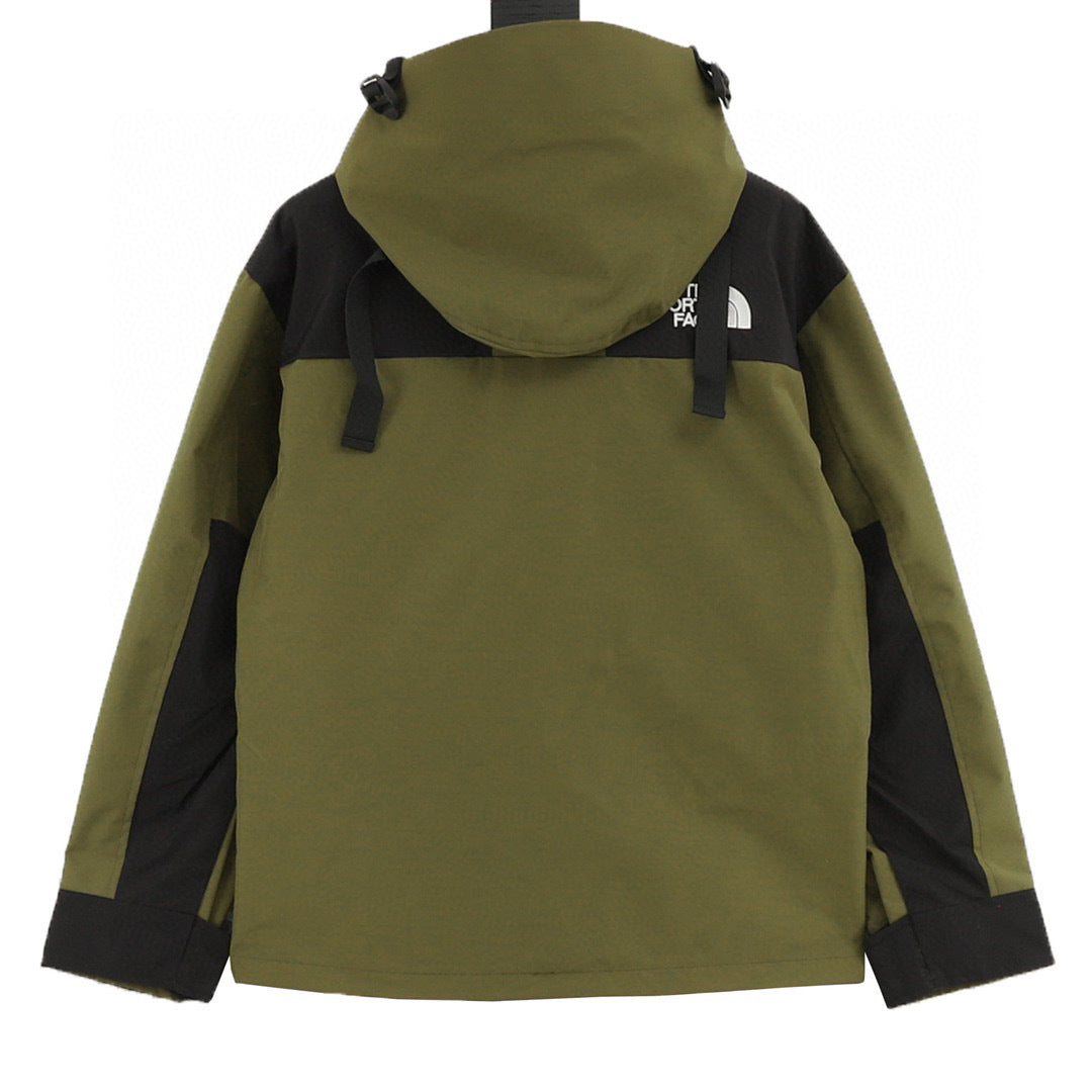 The North Face Mountain Series "Olive Black" Men Gore-Tex Waterproof Hooded Hard Shell Jacket