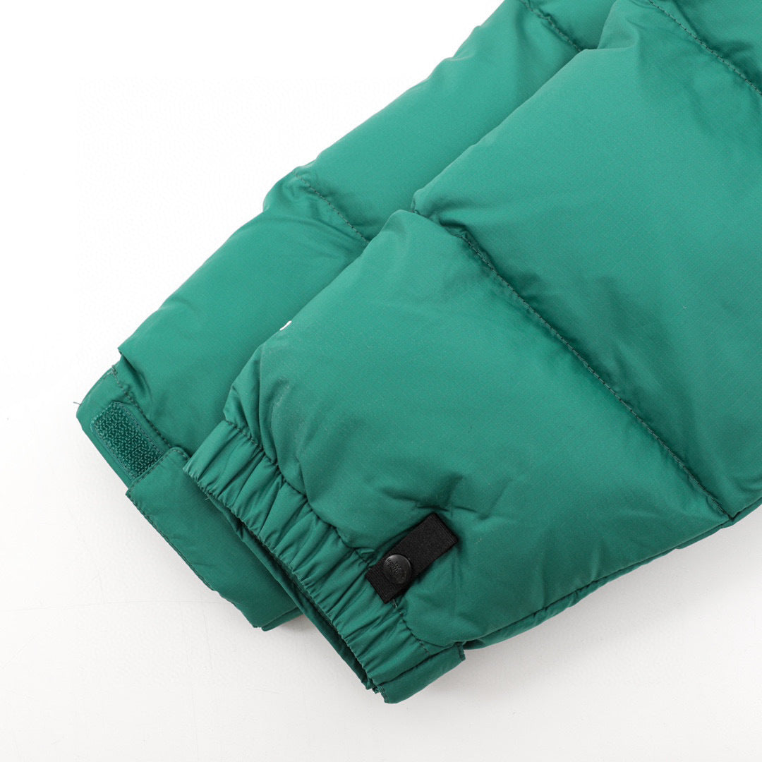 The North Face 1996 Retro Nuptse Series "Emerald Green" Men Hooded Puffer Down Jacket