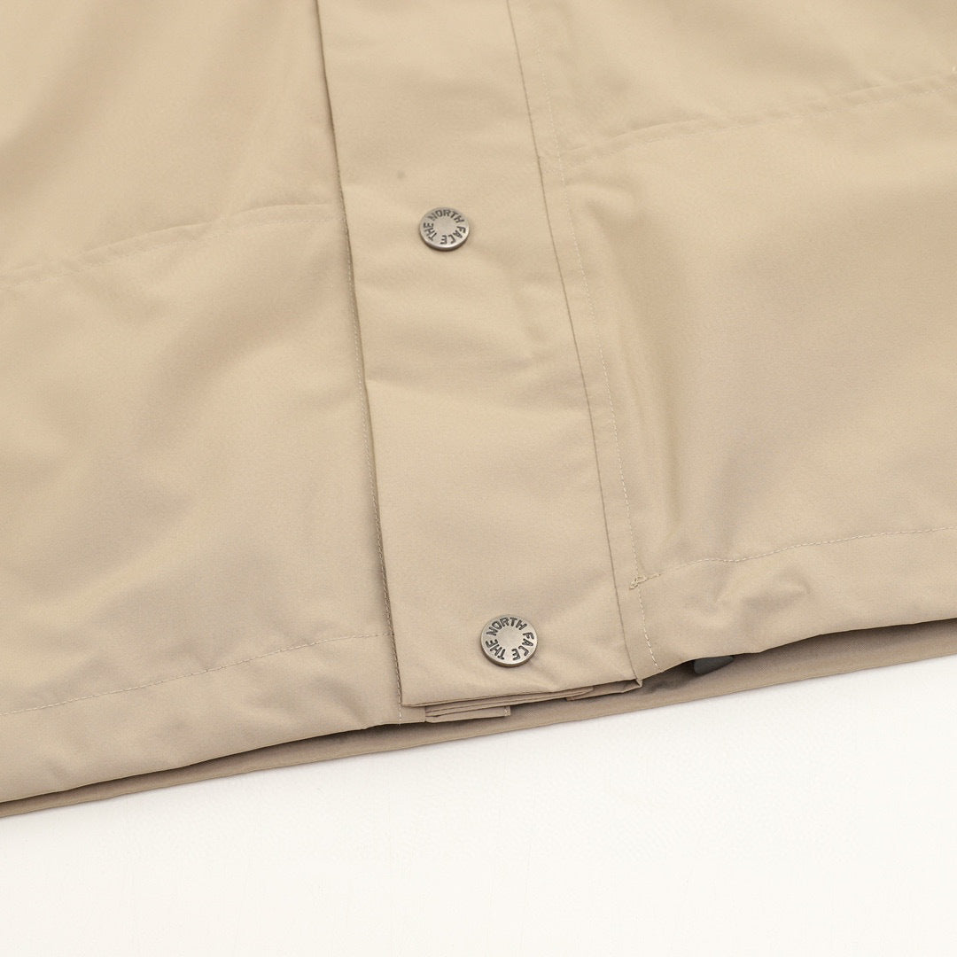 The North Face Mountain Series "Khaki Black" Men Gore-Tex Waterproof Hooded Hard Shell Jacket