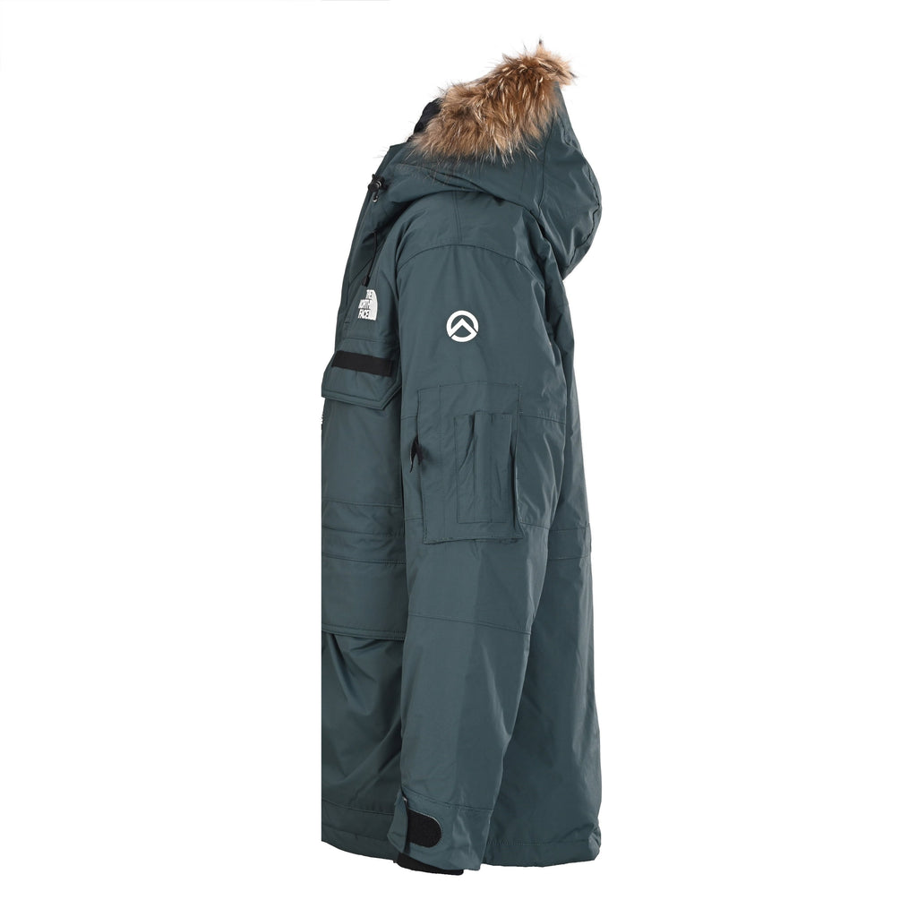 The North Face Summit Series Antarctica Expedition Parka "Deep Teal" Men Winter Fur Hood Down Jacket
