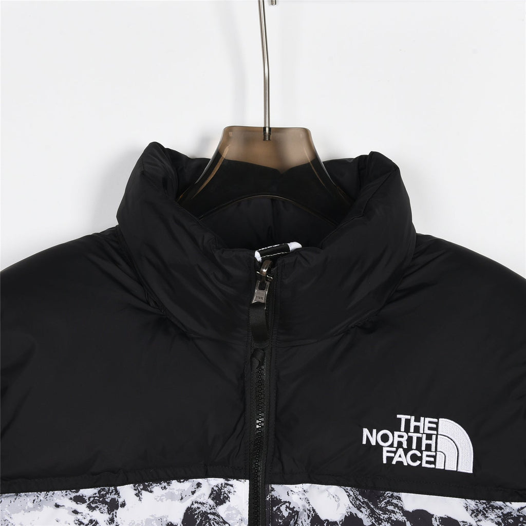 The North Face 1996 Retro Nuptse Series Men Down Jacket "Snow Mountain Print"