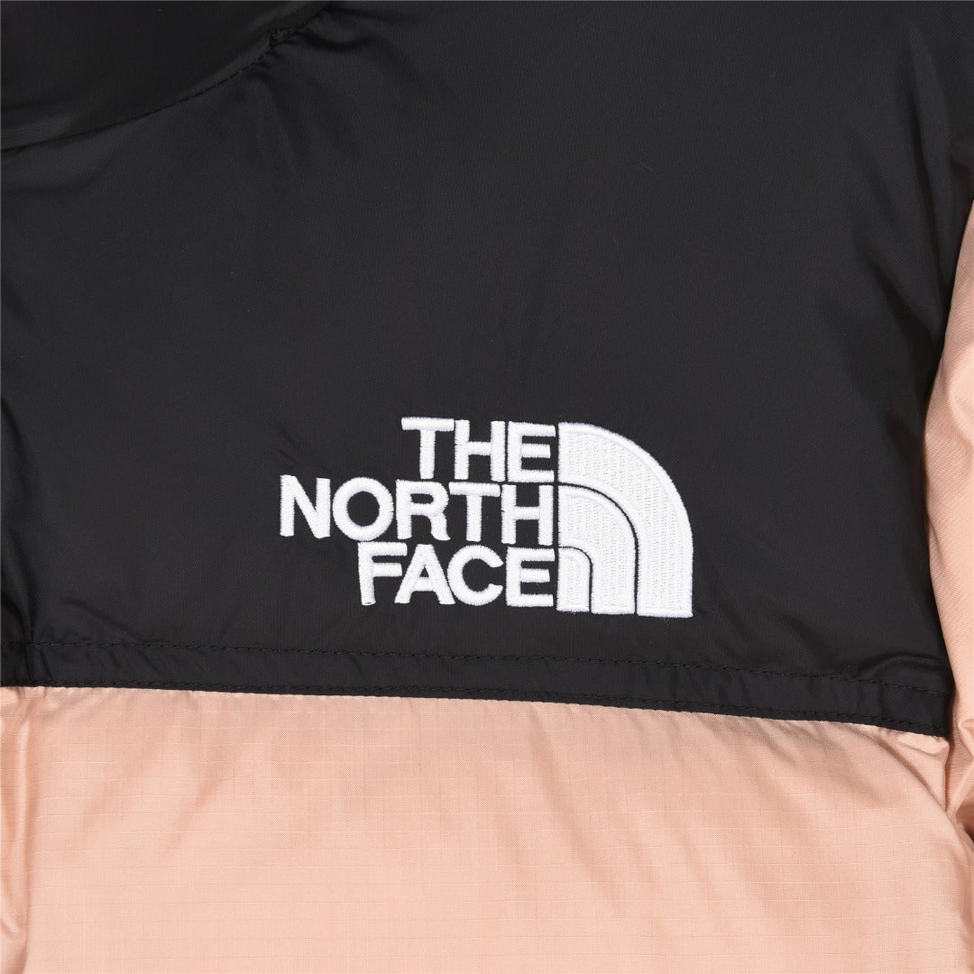 The North Face 1996 Retro Nuptse 700 Fill Puffer Jacket "Light Peach Color Block"