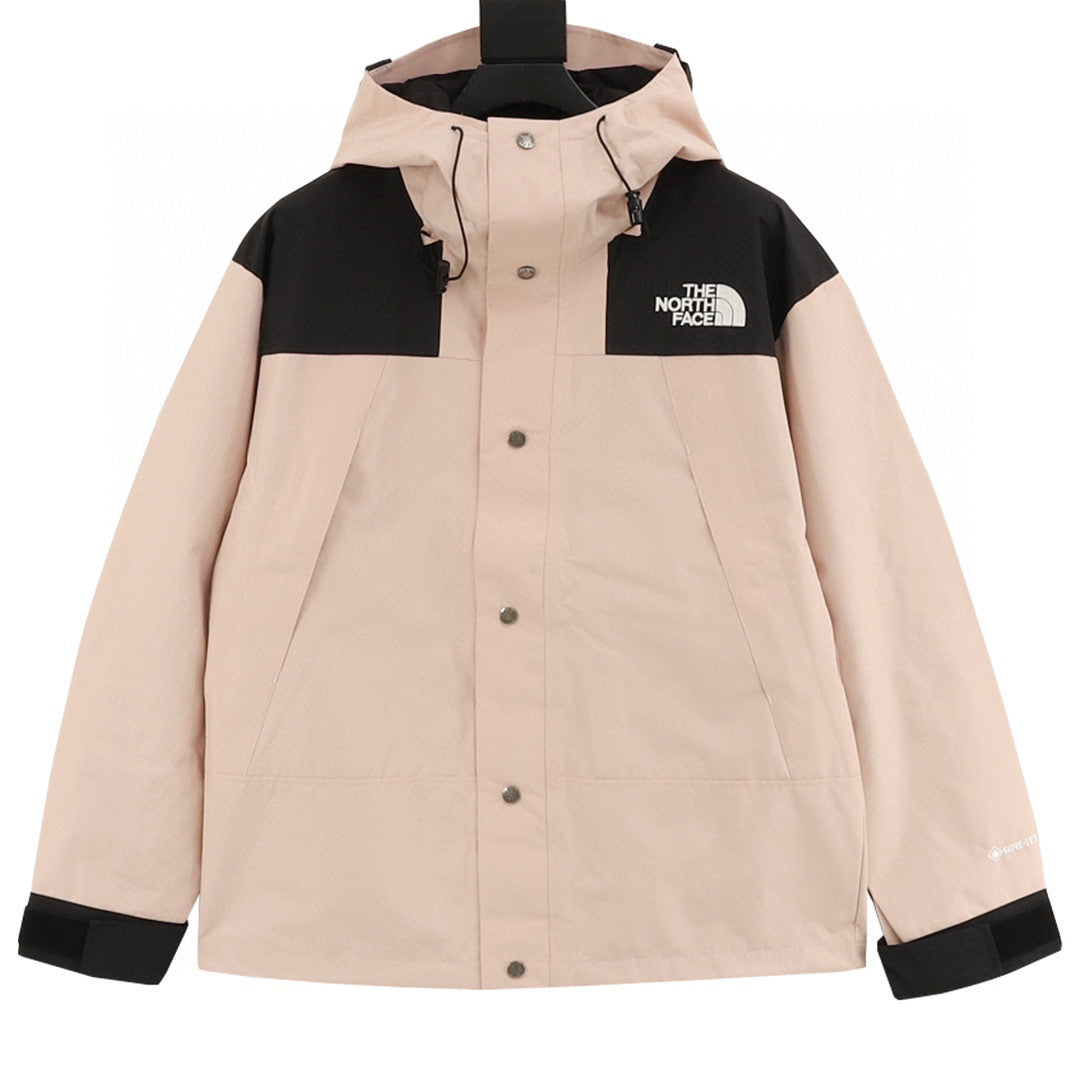 The North Face Mountain Series "Light Pink Black" Men Gore-Tex Waterproof Hooded Hard Shell Jacket