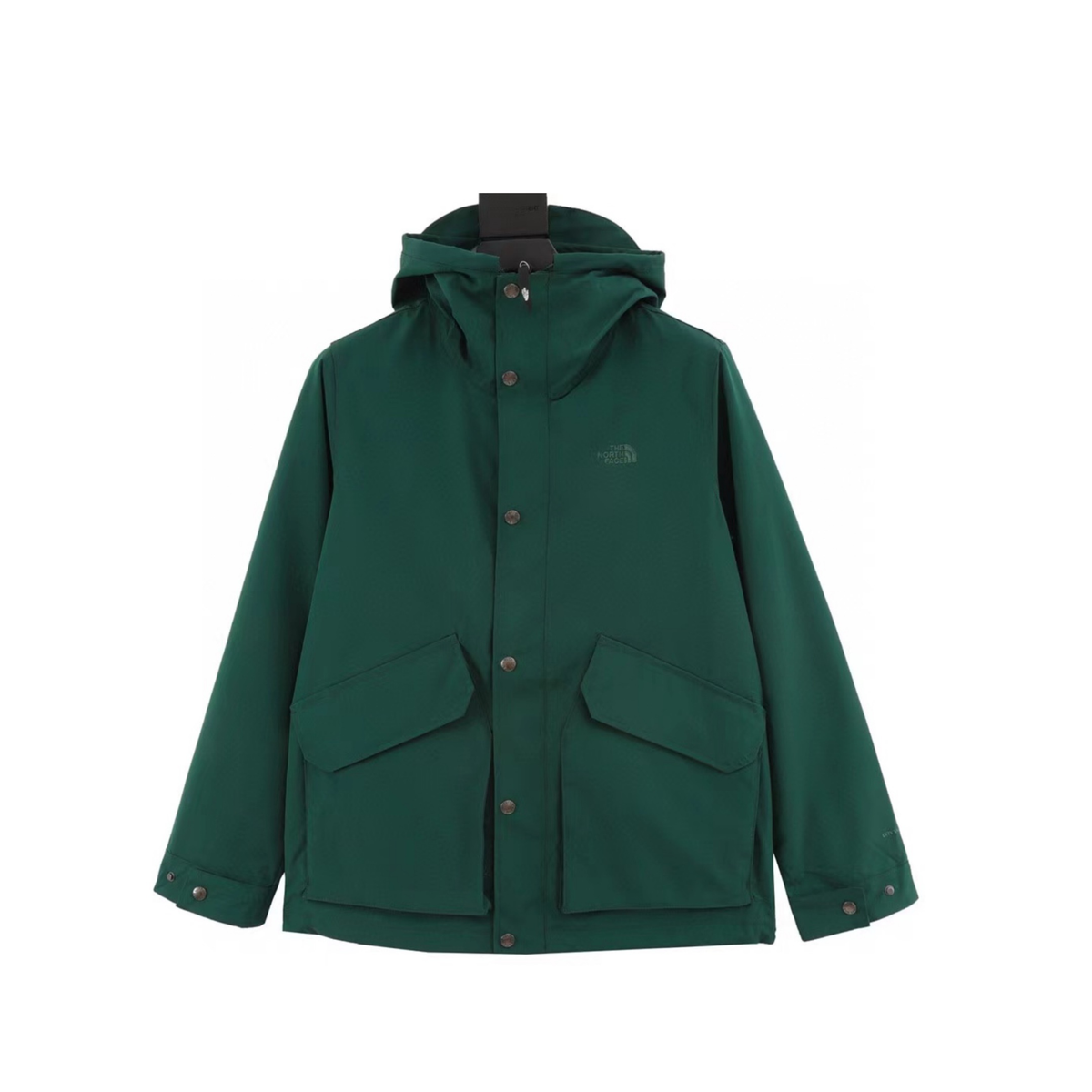 The North Face Series Men Hooded Windproof Rain Jacket "Forest Green"