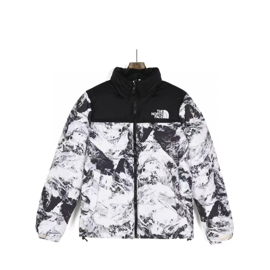 The North Face 1996 Retro Nuptse Series Men Down Jacket "Snow Mountain Print"
