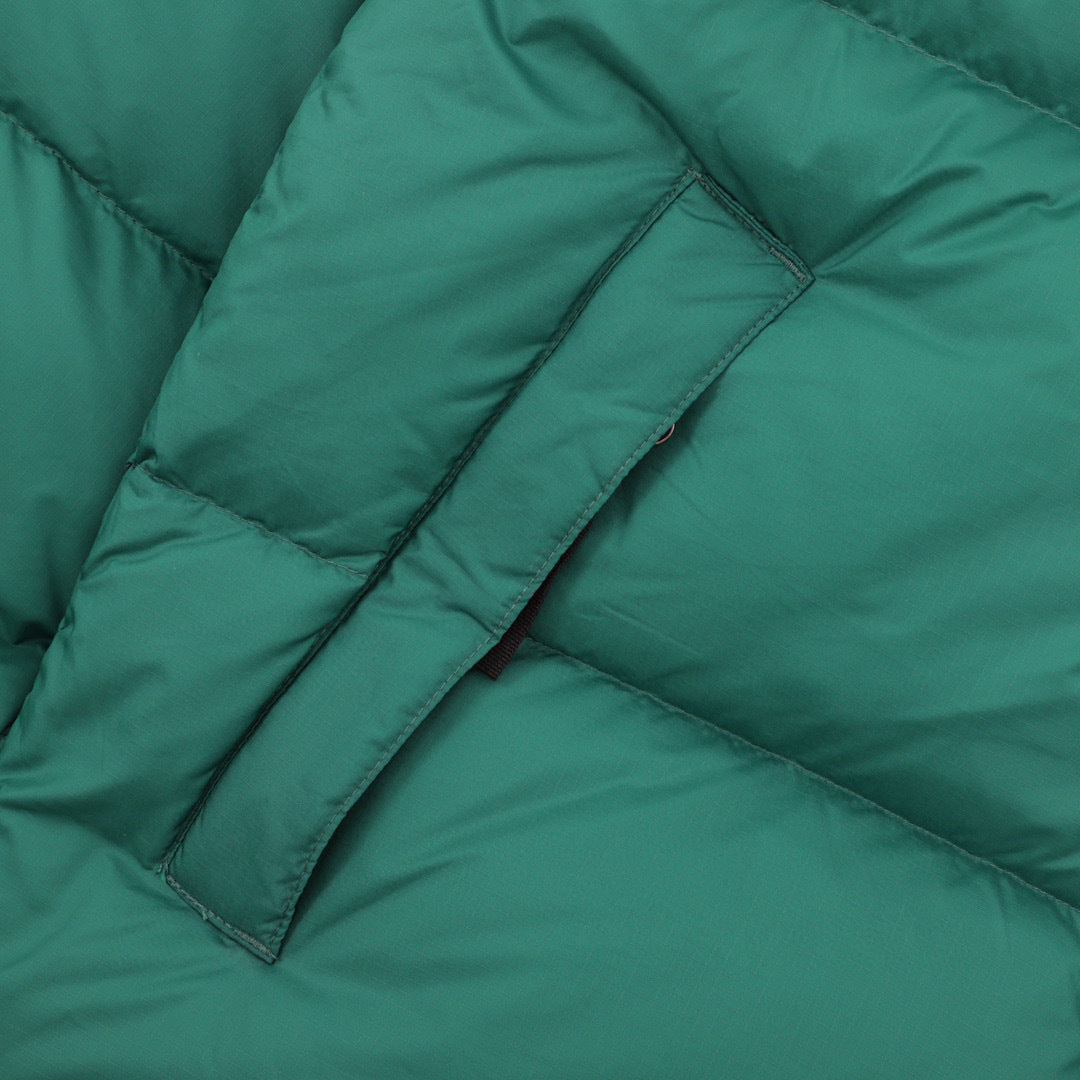 The North Face 1996 Retro Nuptse Series "Emerald Green" Men Hooded Puffer Down Jacket