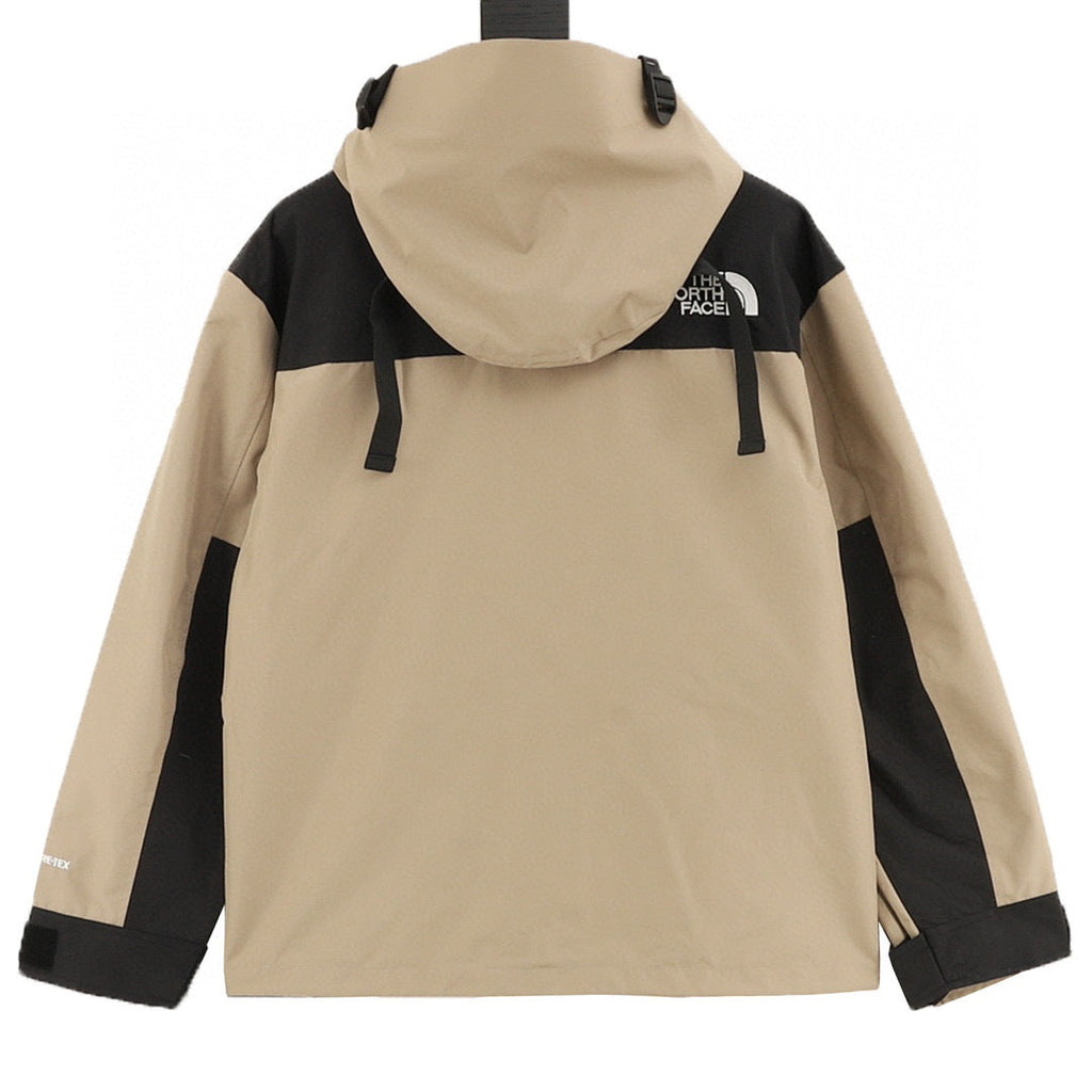 The North Face Mountain Series "Khaki Black" Men Gore-Tex Waterproof Hooded Hard Shell Jacket
