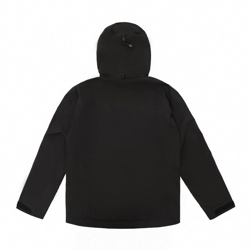 Arc'teryx Alpha SV Series Men's Hooded Waterproof Ski Jacket in "Black"