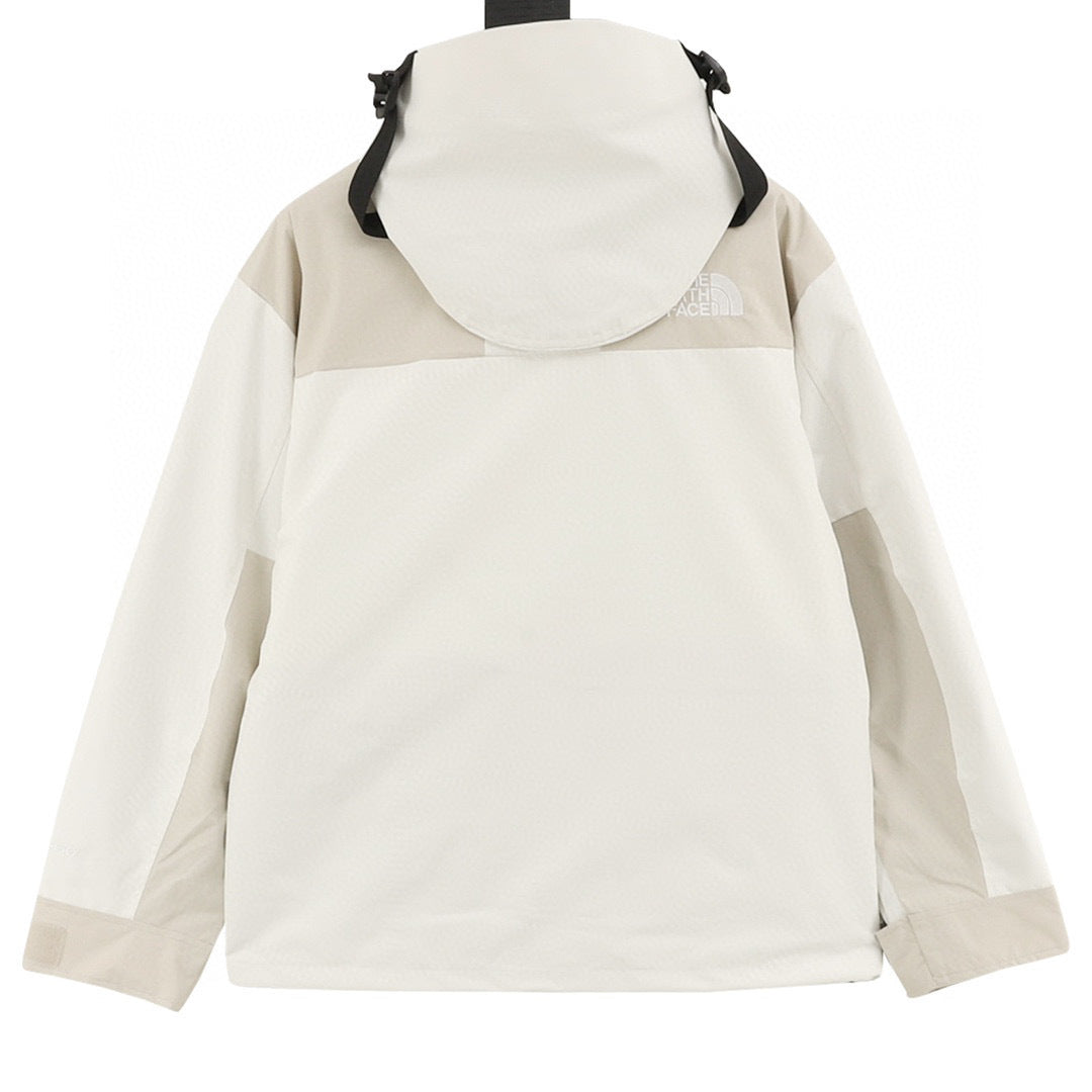 The North Face Mountain Series "Off White Beige" Men Gore-Tex Waterproof Hooded Hard Shell Jacket