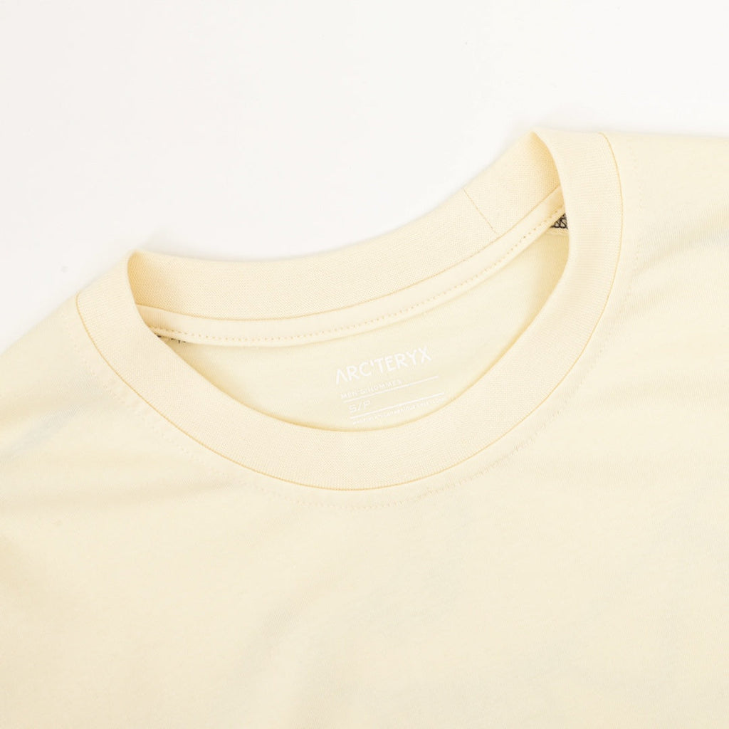 Arc'teryx Big Logo Series Crew Neck Long Sleeve T-Shirt "Cream"