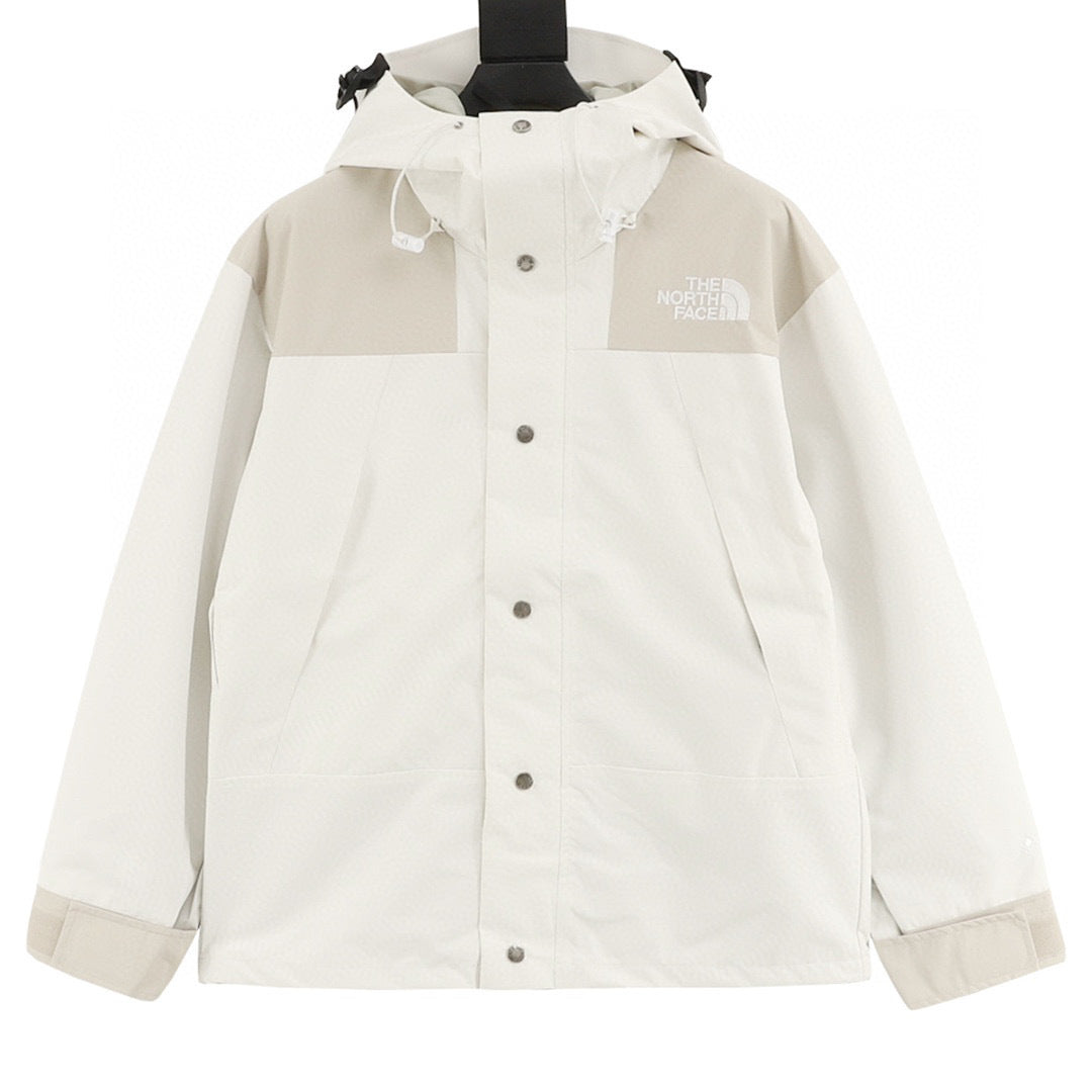 The North Face Mountain Series "Off White Beige" Men Gore-Tex Waterproof Hooded Hard Shell Jacket