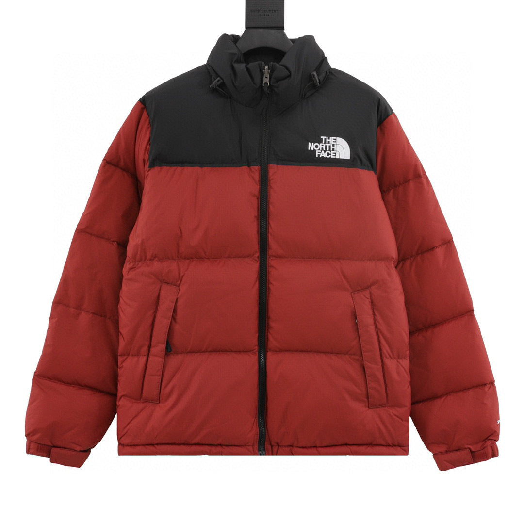 The North Face 1996 Retro Nuptse Series "Brick Red" Men Hooded Puffer Down Jacket