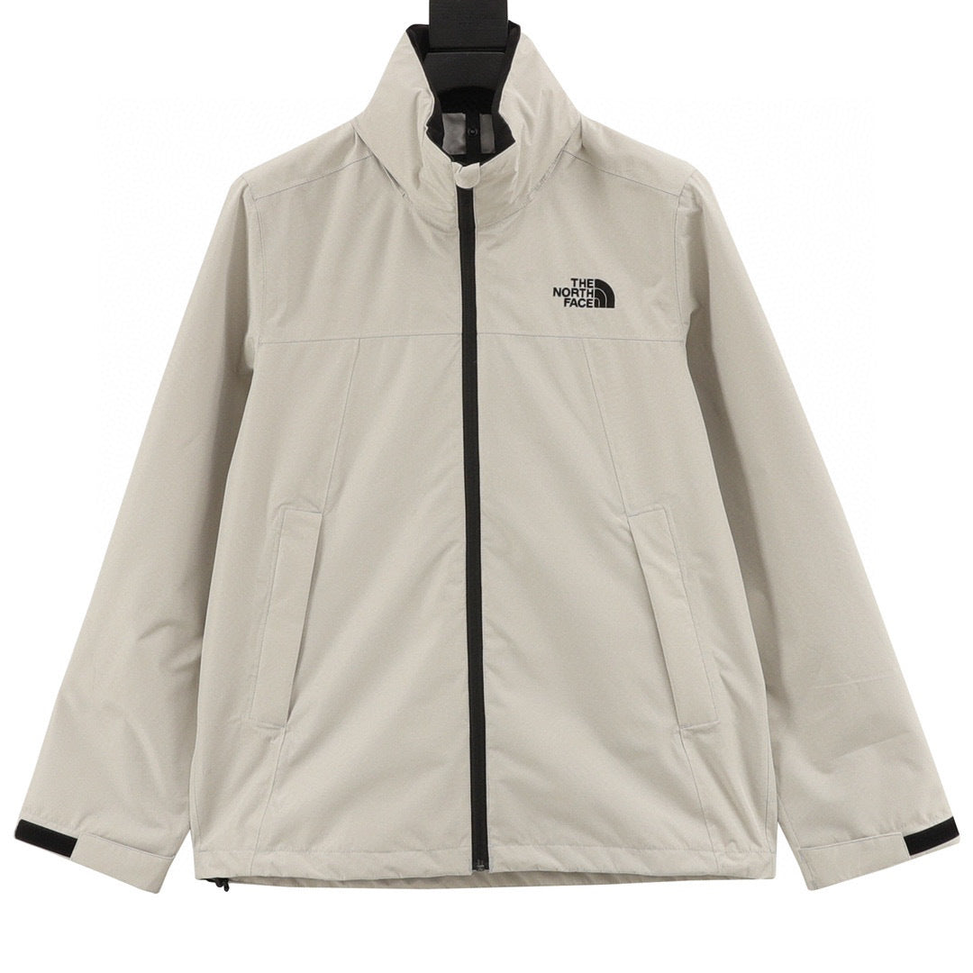 The North Face Venture Series "Beige" Men Waterproof Stand Collar Windbreaker Jacket