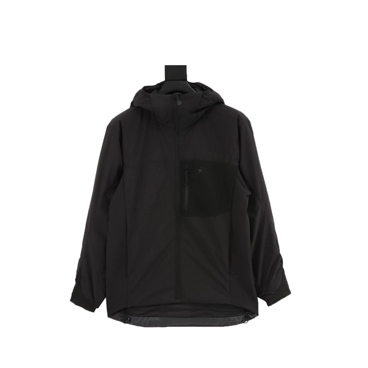 Arc'teryx Atom Series Men's Hooded Lightweight Insulated Jacket in "Black"