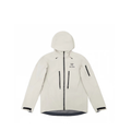 Arc'teryx Alpha SV Series Men's Hooded Waterproof Outdoor Jacket in "White Bone"