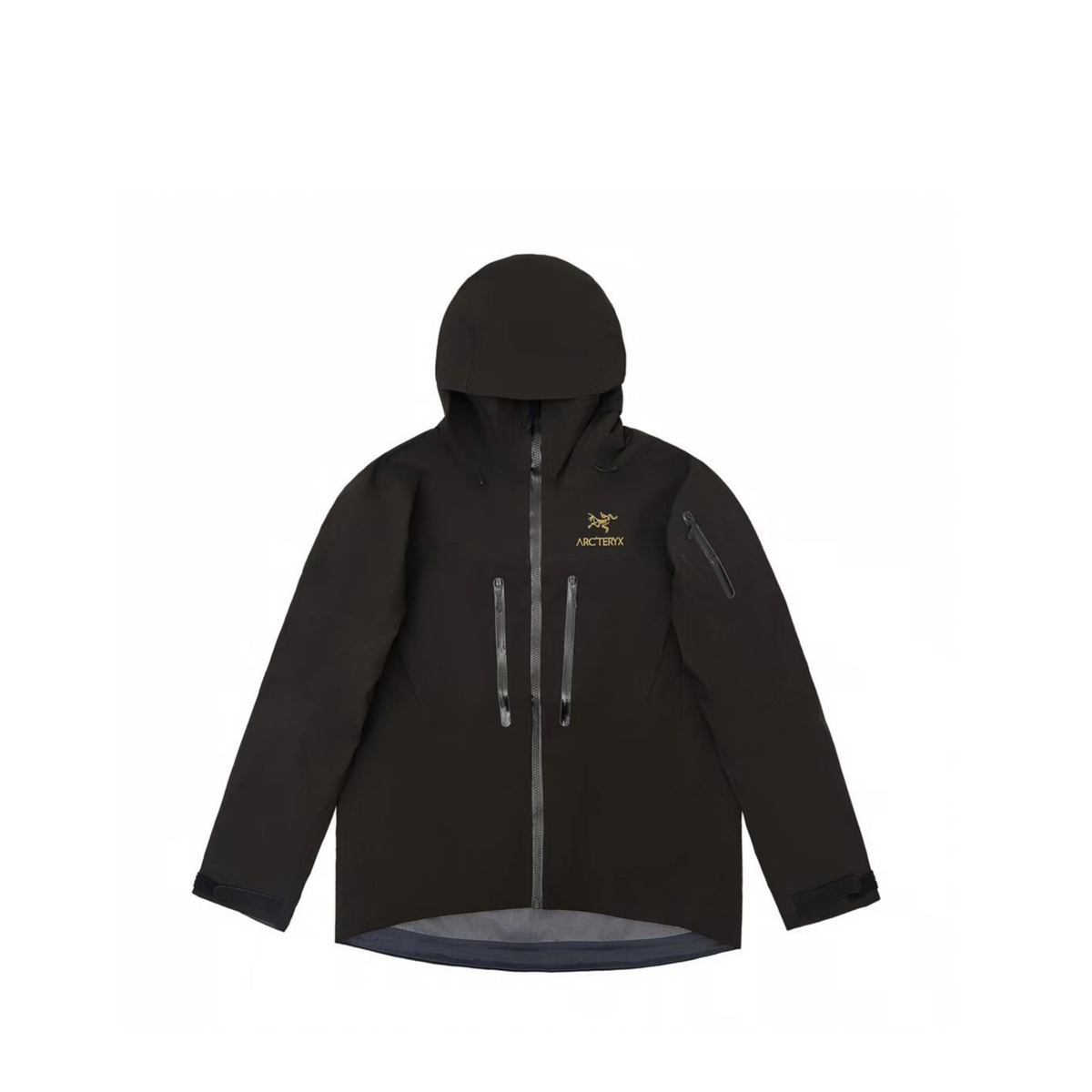 Arc'teryx Alpha SV Series Men's Hooded Waterproof Ski Jacket in "Black"