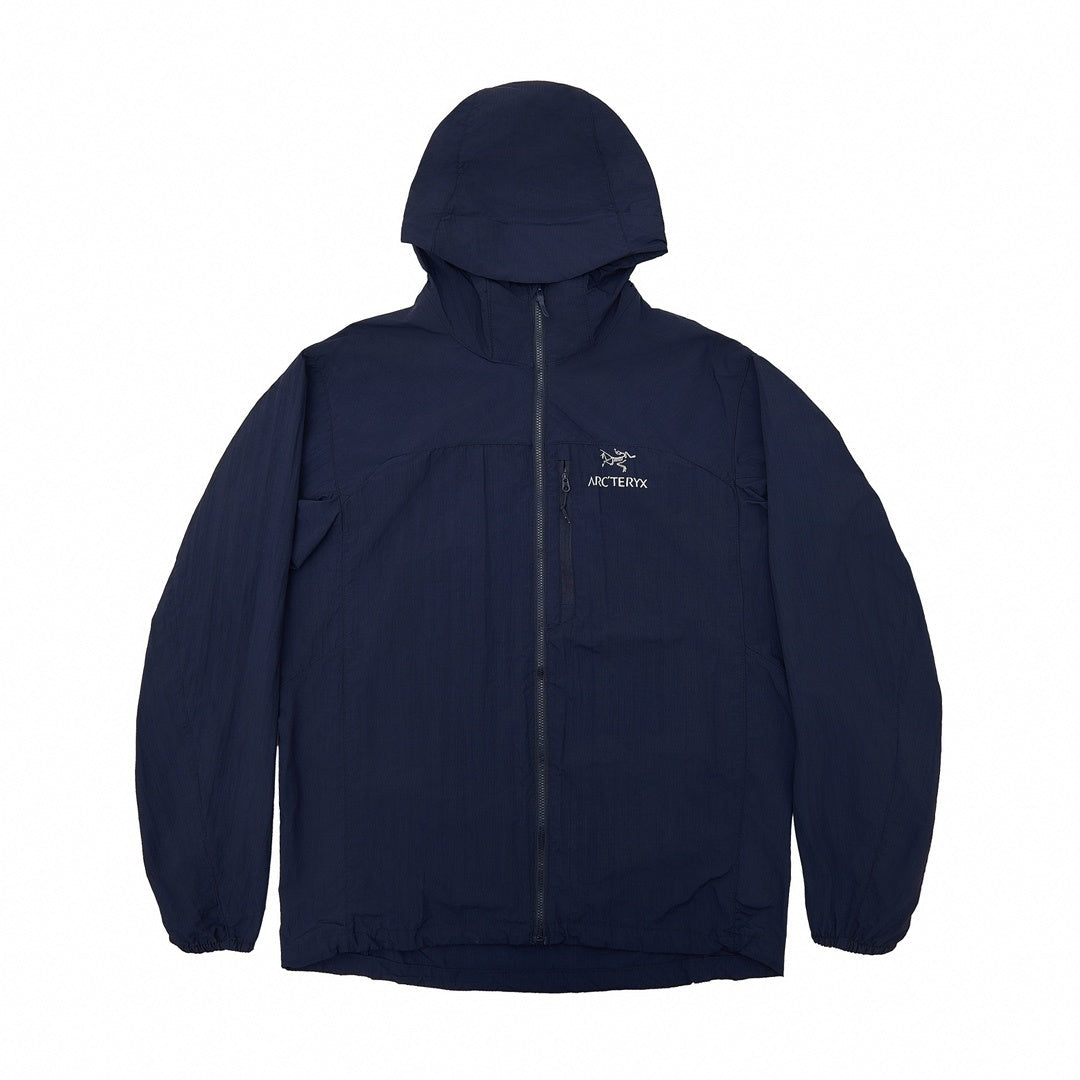 Arc'teryx Squamish Series Men's Hooded Windbreaker "Navy Blue"-Outdoor sun-protection clothing
