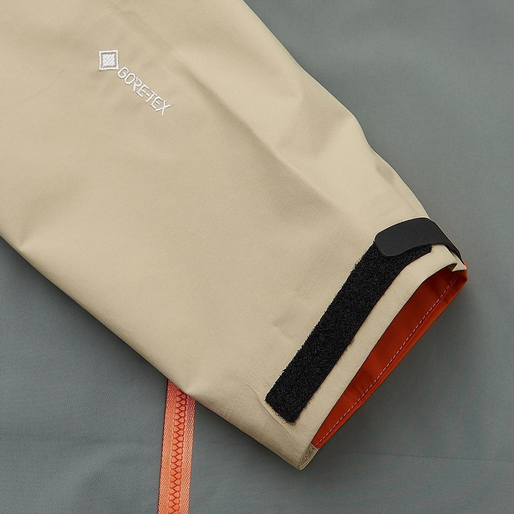Arc'teryx Beta LT Men's Waterproof Hooded Jacket "Color Block Khaki Orange Green"