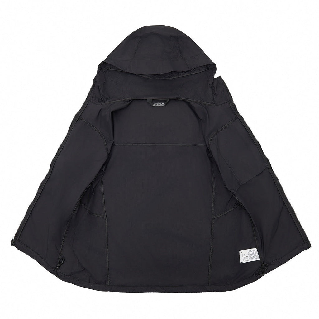 Arc'teryx Squamish Series Men's Hooded Windbreaker "Black"-Outdoor sun-protection clothing