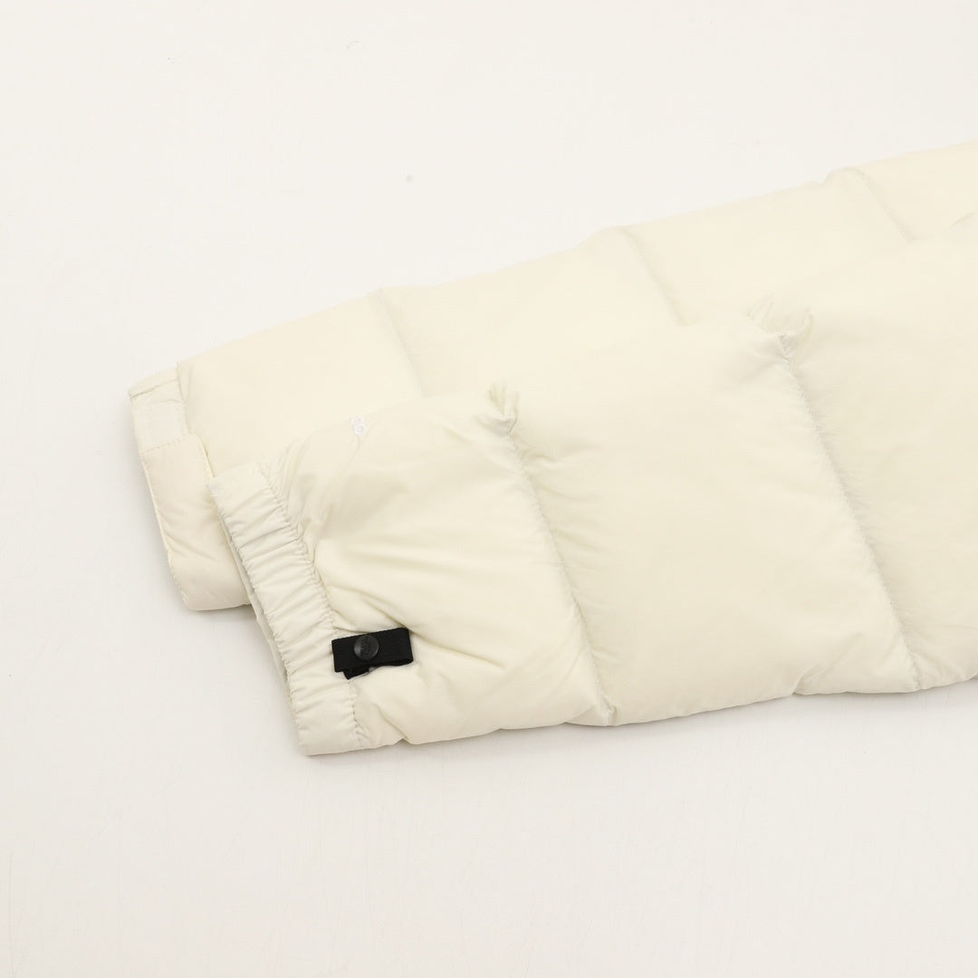The North Face 1996 Retro Nuptse Series "Black White" Men Stand Collar Puffer Down Jacket