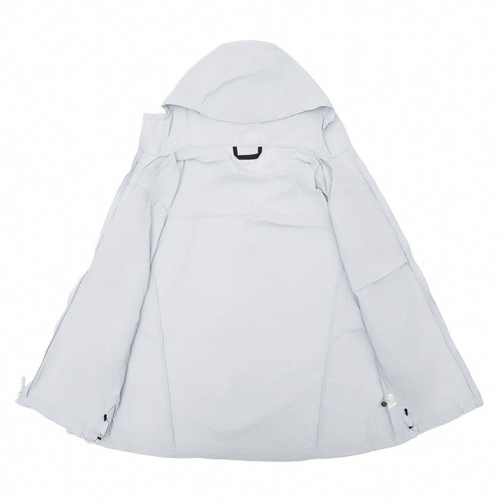 Arc'teryx Squamish Series Men's Hooded Windbreaker "Light Grey"-Outdoor sun-protection clothing