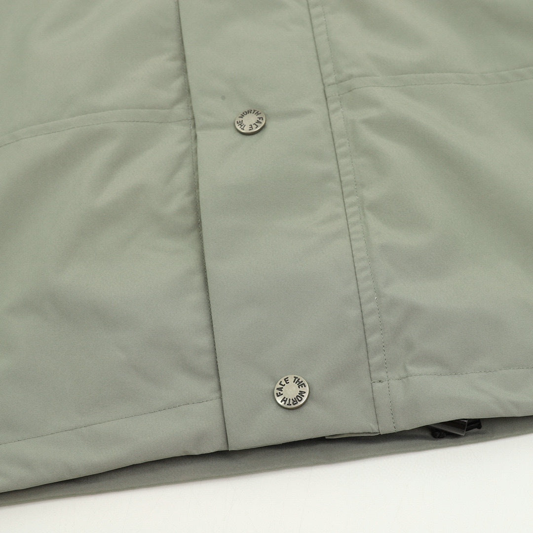 The North Face Mountain Series "Sage Green Black" Men Gore-Tex Waterproof Hooded Hard Shell Jacket