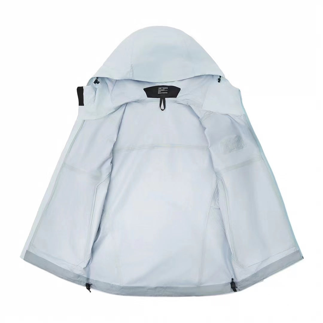 Arc'teryx Beta Series GORE‑TEX Waterproof Hooded Jacket "Pale Blue"